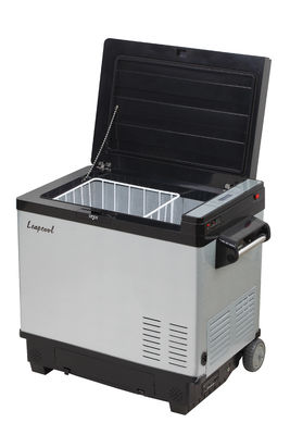 DC 12V 25L Outdoor Camping Mini Automotive Fridge With Compressor And Battery