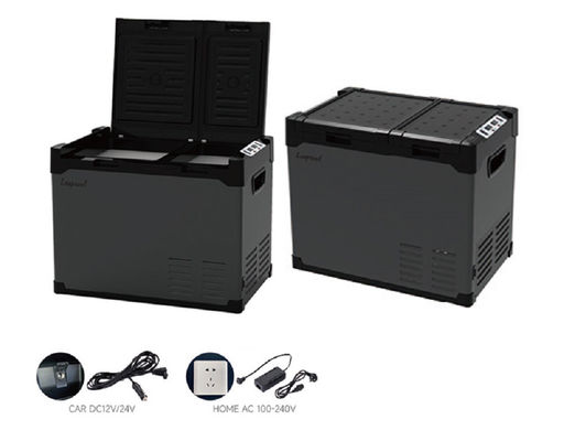 Double Zone Portable Car Fridge Low Noise Compressor Mini Fridge Freezer for Car or Home
