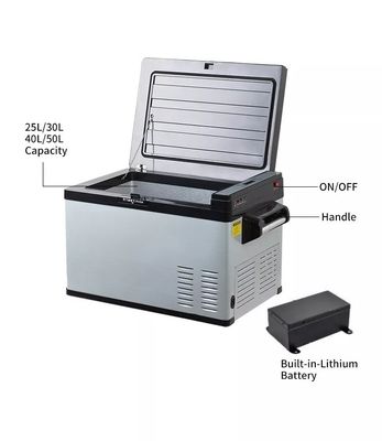 Solar Powered Outdoor Fridge Freezer with Lithium Battery and Optional Solar Panel