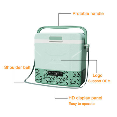 Shoulder Belt Mini Freezer DC 12v Portable Car Fridges Cooler Compressor Camping Fridge Freezer