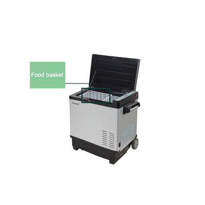 Portable Compressor Solar Fridge with 50L Capacity and DC12V/24V OR 110V-240V Voltage