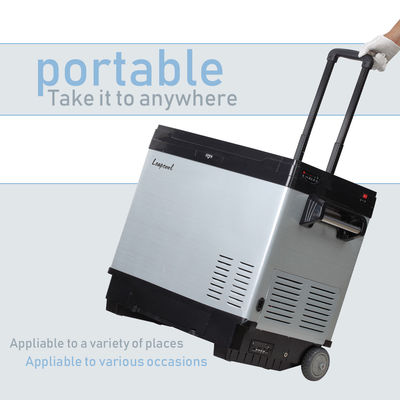 Portable Compressor Solar Fridge with 50L Capacity and DC12V/24V OR 110V-240V Voltage