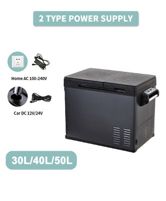 40L Portable Car Refrigerator with Dual Temperature Control and R134a Refrigerant