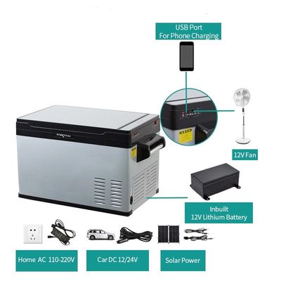 Solar Fridge And Car Mini Fridge 220v 12v And Portable Car Fridge Freezer