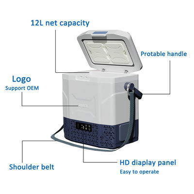 12L Car Freezer Solar Chest Freezer Portable Refrigerator For Camping Car Fitment Other