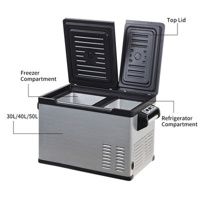 35L Car Fridge Portable Dual Zone Refrigerator for Camping and Outdoor Adventures