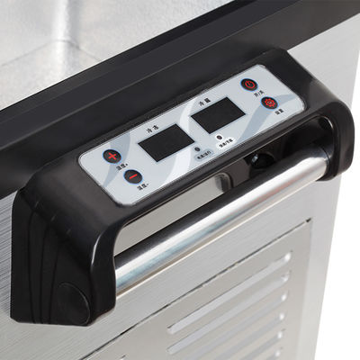 Convenient 30L Solar Dual Zone Car and Home Fridge Freezer with Detachable Battery