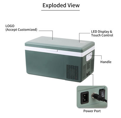 Low Noise 40L Portable Mini Freezer COMPRESSOR Refrigeration Type for Camping Trips