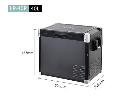 Temperature Range -20 10 C 40L Black Portable Car Refrigerator SUV Freezer for Camping