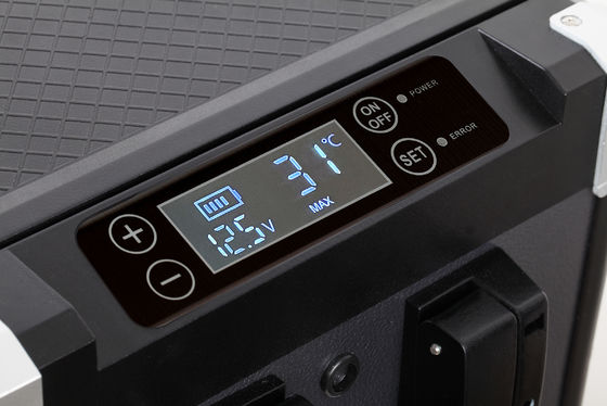 Temperature Range -20 10 C 40L Black Portable Car Refrigerator SUV Freezer for Camping