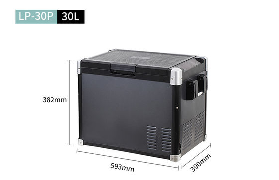 CE RoHS FCA Certified Large Capacity Black Mechanical Design Refrigerator for Outdoor