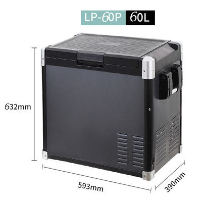 Large Capacity 60L SUV Car Refrigerator with Sports Style and Compressor Freezer