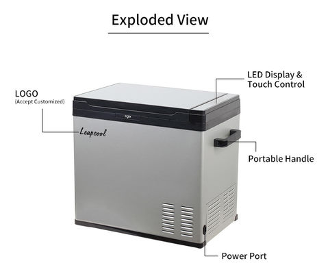 Home and Car Dual Purpose Refrigerator 50L Capacity with Grade 1 Energy Efficiency Rating