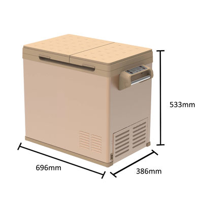 Private Mold Yes 55YD Amazon AC DC Portable Compressor Car Fridge Freezer With APP Design
