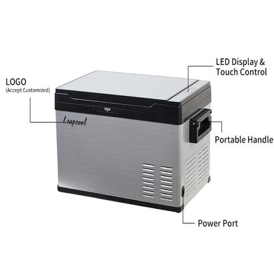 LED Light Display 12V 240v Portable Camping Electric Cooler Box Refriger Car Cool And Warmer Fridge
