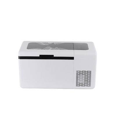 25L Portable Car and Home Mini Fridge Insulation C5H10/C-Pentane White with LED Light
