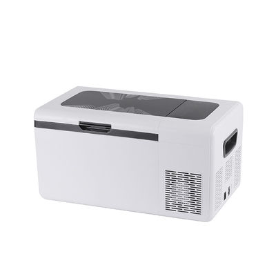 25L Portable Car and Home Mini Fridge Insulation C5H10/C-Pentane White with LED Light