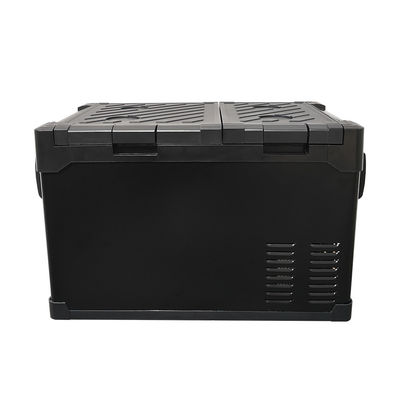 35l Dc Compressor Mini Car Refrigerator For Tesla Car Fridge Freezer In Armrest Design