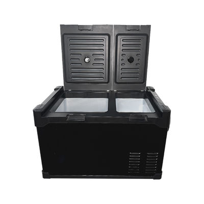 35l Dc Compressor Mini Car Refrigerator For Tesla Car Fridge Freezer In Armrest Design