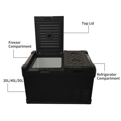 Tesla Car Fridge 55ND Space Saving Design 12v Mini Refrigerator Freezer with Amazon