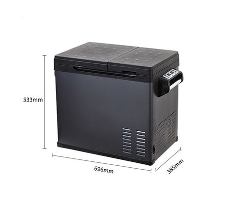 Rechargeable Compressor Camping Fridge 50L Car DC Solar Refrigerator and Freezer Design